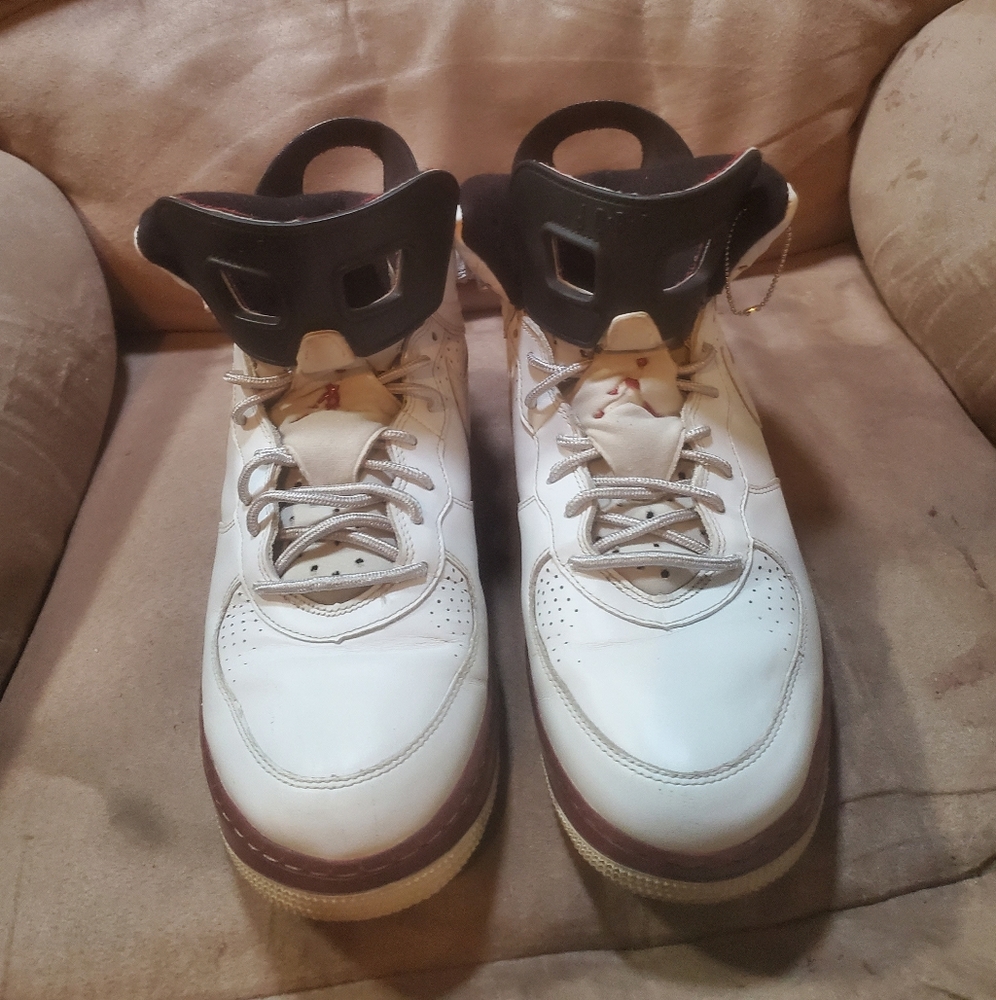 Air Jordan Fusion 6 White/Varsity Red